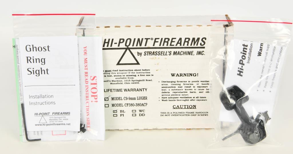 Hi-Point Model C9 9MM Semi Auto Pistol