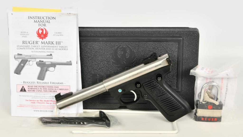 Ruger Target Model 22/45 MKIII Semi Auto Pistol