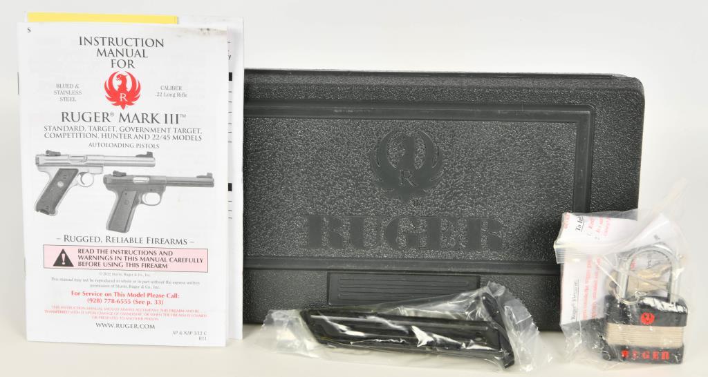 Ruger Target Model 22/45 MKIII Semi Auto Pistol