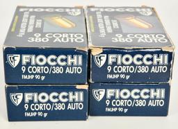 200 Rounds Of Fiocchi .380 ACP Ammunition