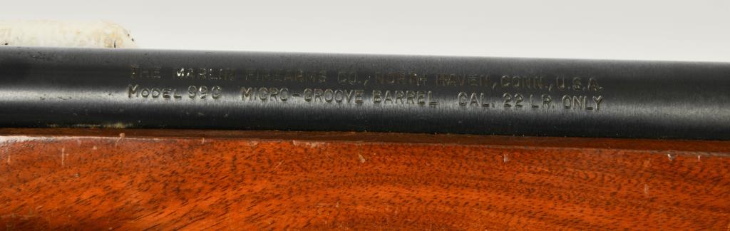 Marlin Model 99c Semi Auto Rimfire Rifle .22 LR JM
