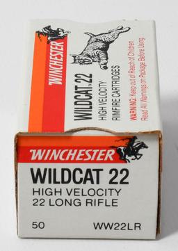 500 Rounds Of Winchester Wildcat .22 LR Ammunition