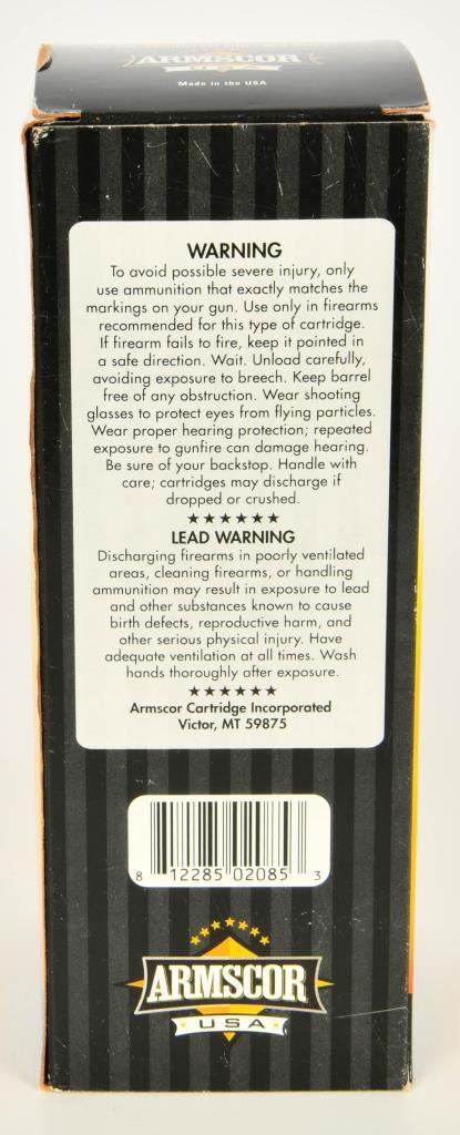 500 Rounds of Armscor .22 Magnum Ammunition