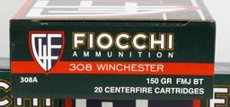 100 Rounds Fiocchi Shooting Dynamics .308 Win