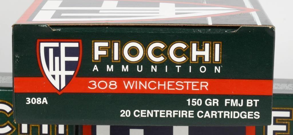 100 Rounds Fiocchi Shooting Dynamics .308 Win