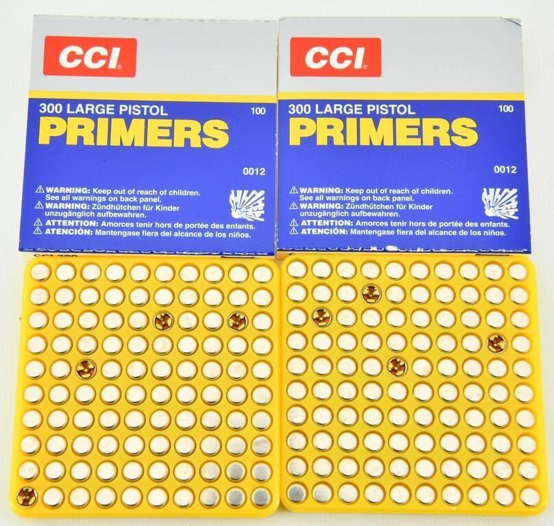 1000 Count of CCI #300 Large Pistol Primers