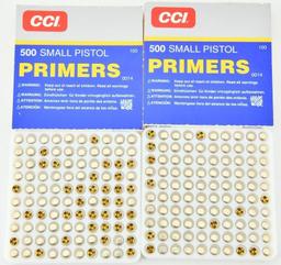 1000 Count Of CCI #500 Small Pistol Primers