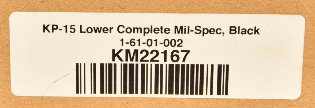 Black KP-15 Complete Mil-Spec FCG Polymer Receiver