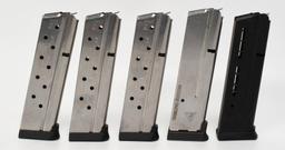 3 McCormick 9mm Mags & 2 Wilson Combat Mags
