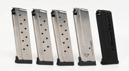 3 McCormick 9mm Mags & 2 Wilson Combat Mags