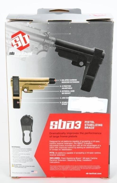 New in the Box SB Tactical SBA3 Adjustable Brace