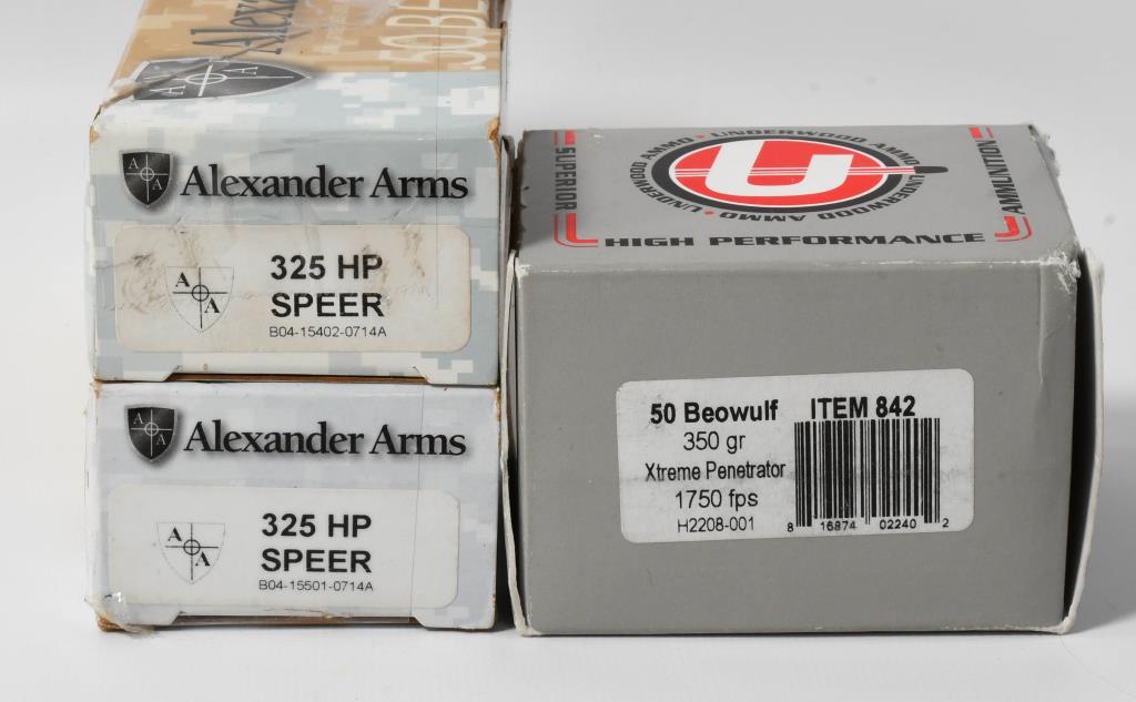 60 Rounds of .50 Beowulf Ammunition