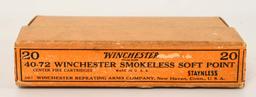 Collector Box of Winchester .40-72 Model 1895