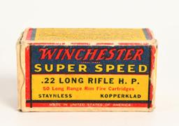 Collector Box of Winchester Super Speed .22 LR