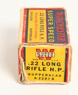 Collector Box of Winchester Super Speed .22 LR