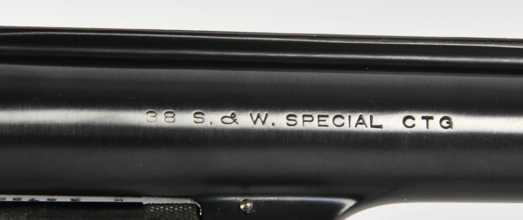 Clean Smith & Wesson K-38 Masterpiece Revolver .38