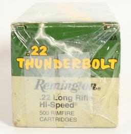 Brick of Remington .22 LR Thunderbolt