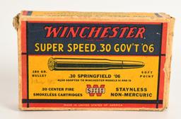 Collector Box of Winchester Super Speed .30