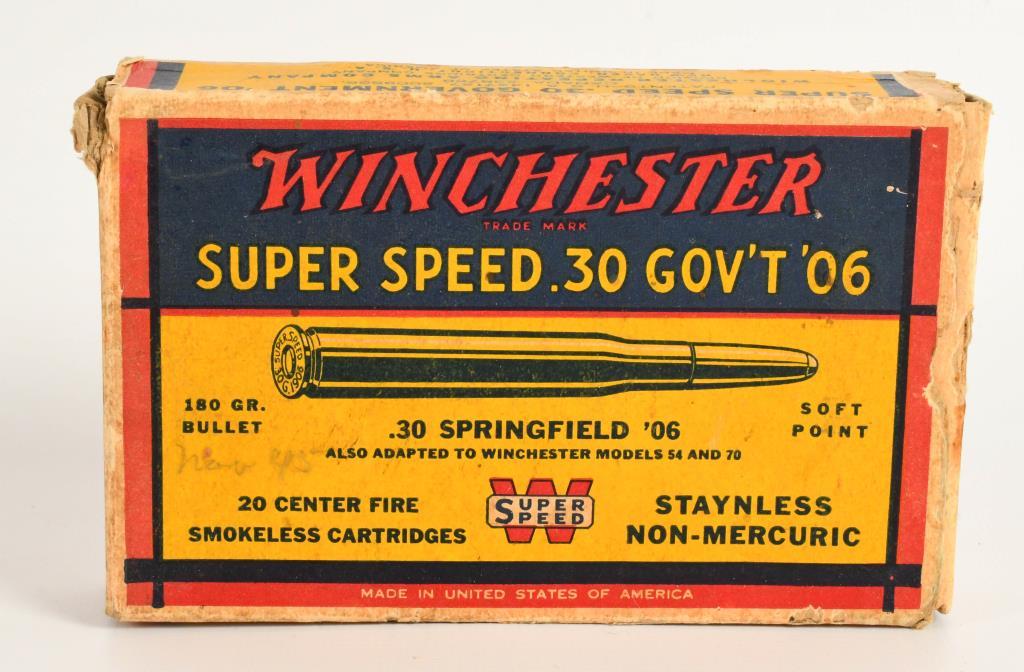 Collector Box of Winchester Super Speed .30