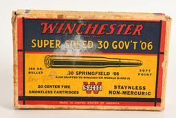 Collector Box of Winchester Super Speed .30