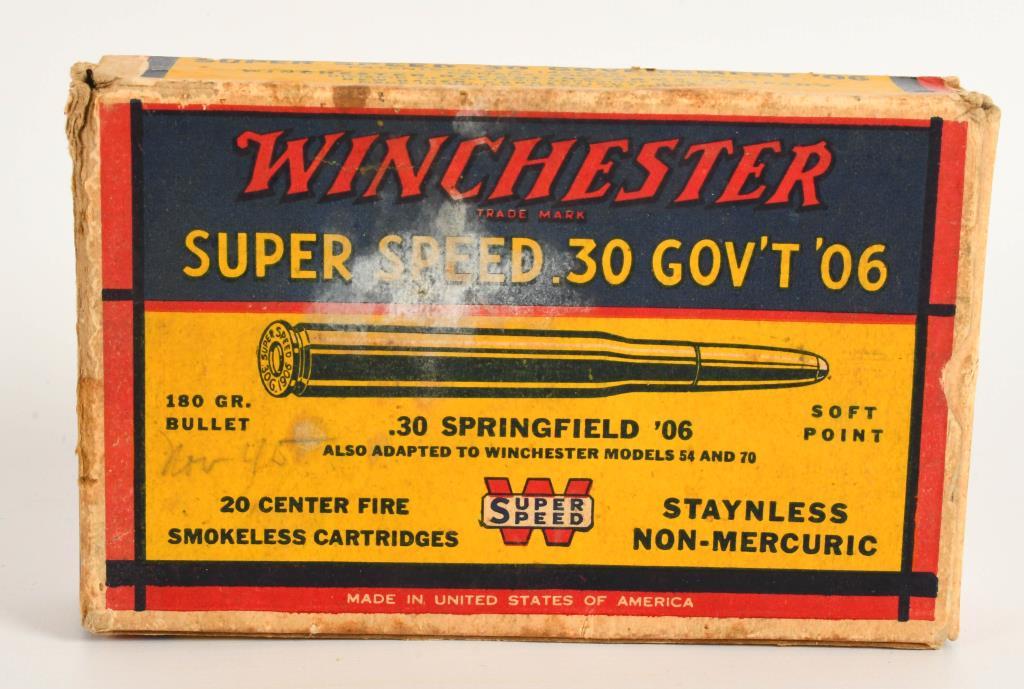 Collector Box of Winchester Super Speed .30