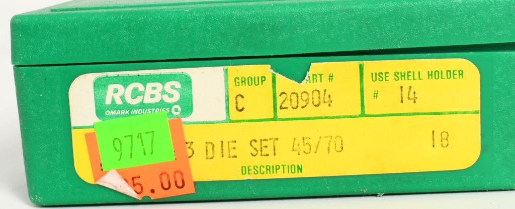 RCBS Reloading Die Set For .45-70 Cartridges