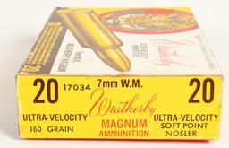 Collector Box of Weatherby 7mm W.M. Weatherby
