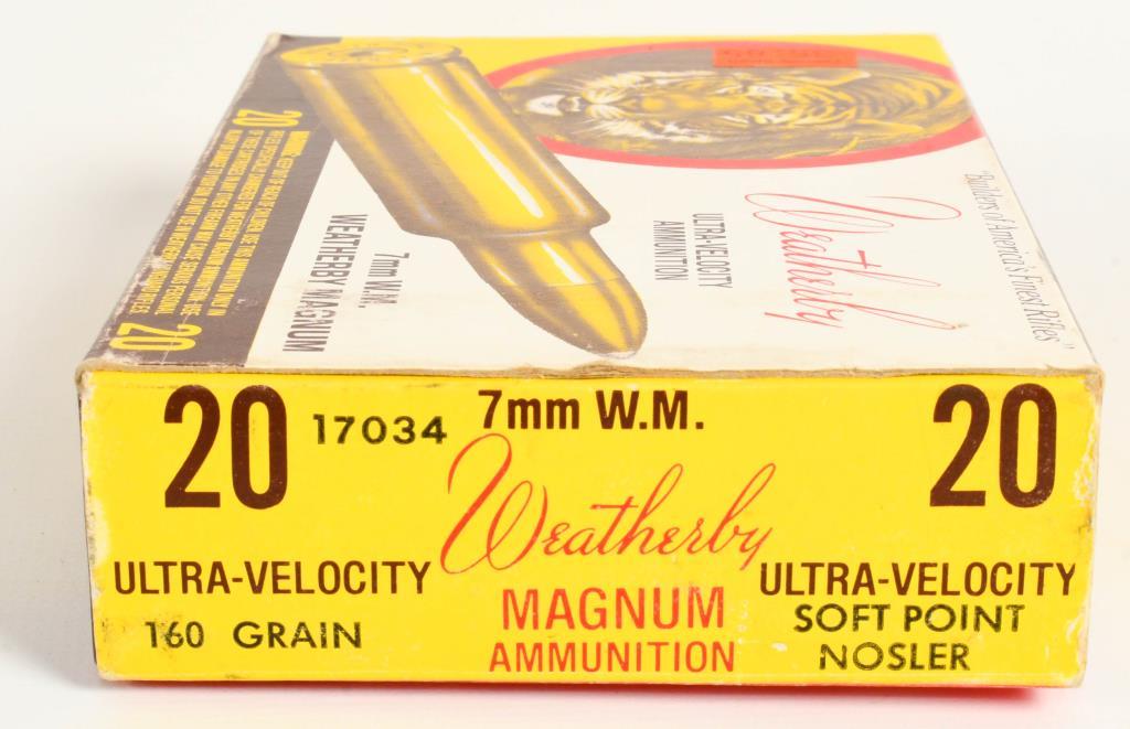 Collector Box of Weatherby 7mm W.M. Weatherby