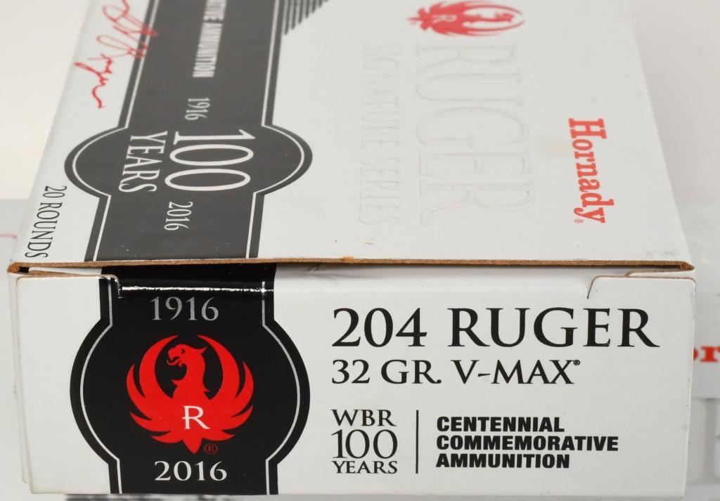 100 Rds Of Ruger Signature Series .204 Ruger Ammo
