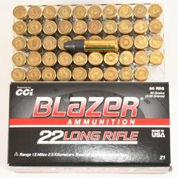 500 Rounds Of CCI Blazer .22 LR Ammunition