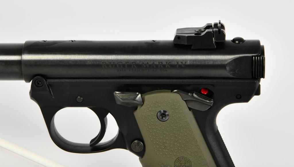 Ruger Mark IV 22/45 Blued 22 LR Semi Auto Pistol