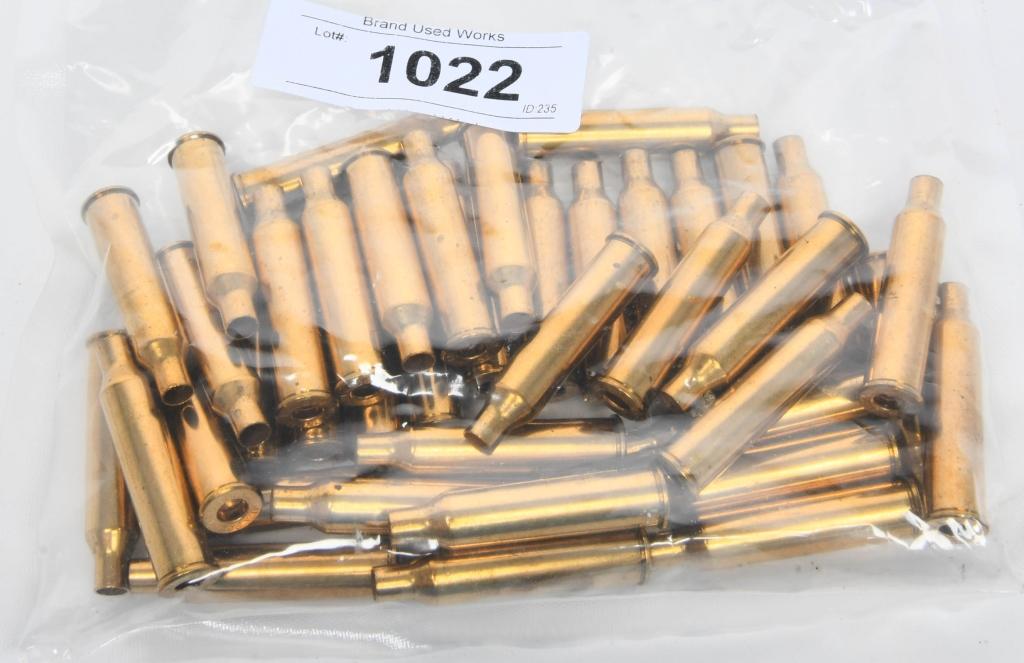 40 Count of .225 Win Empty Brass Casings