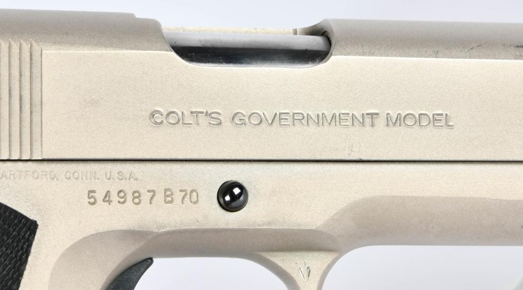 Colt Government MKIV Stainless 70 Series .45 ACP
