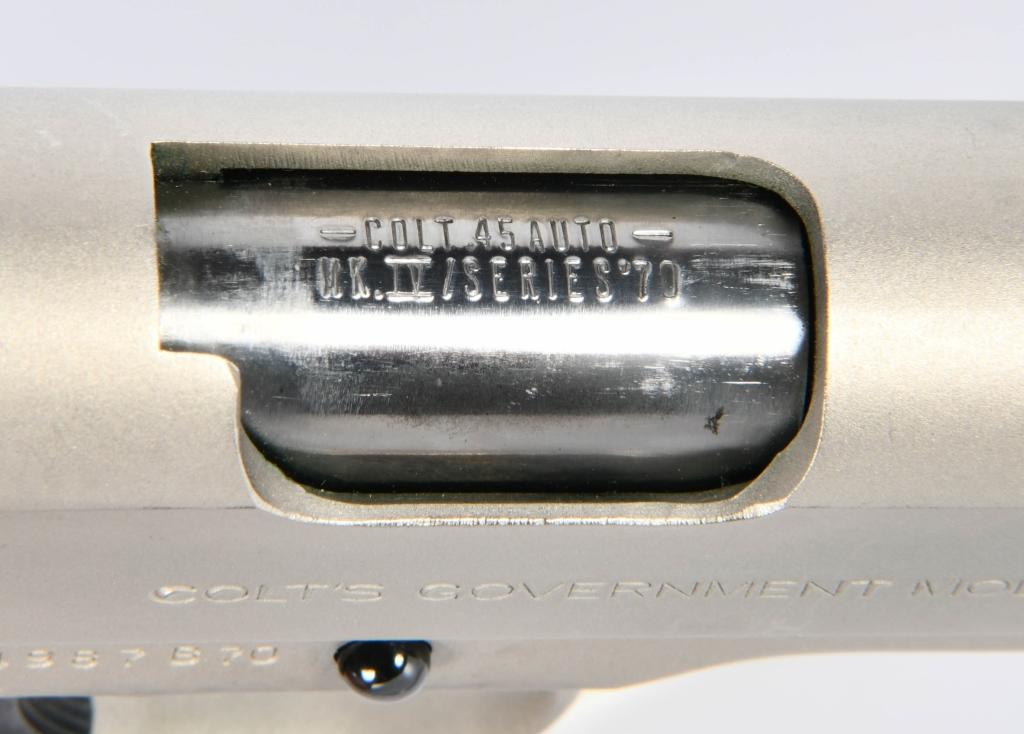Colt Government MKIV Stainless 70 Series .45 ACP