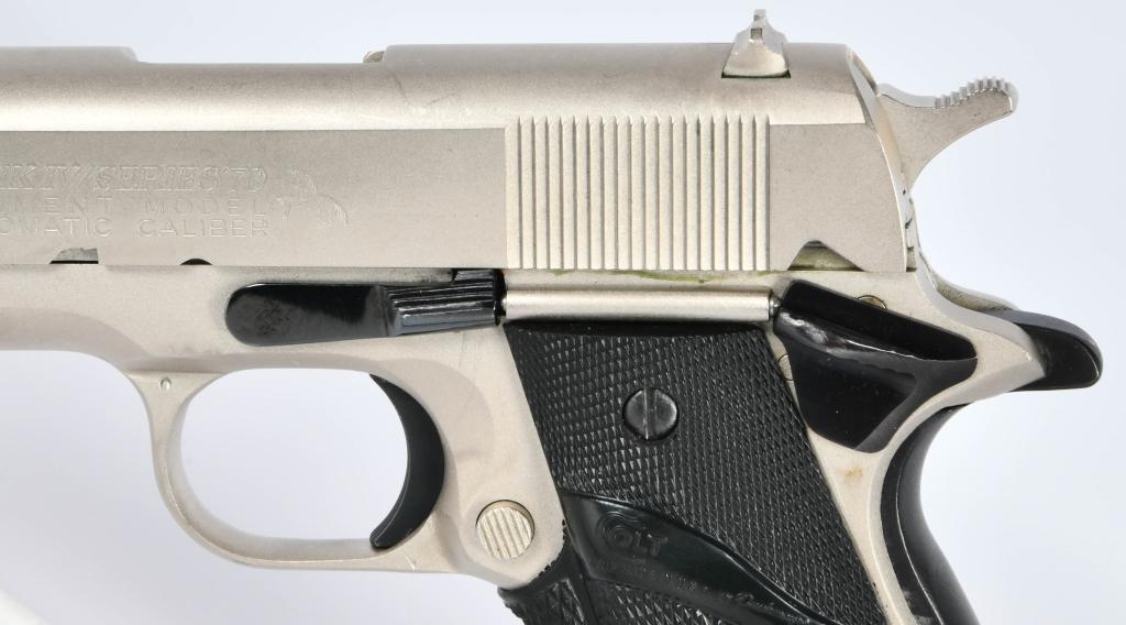 Colt Government MKIV Stainless 70 Series .45 ACP