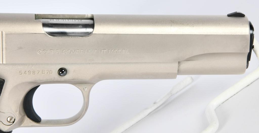 Colt Government MKIV Stainless 70 Series .45 ACP