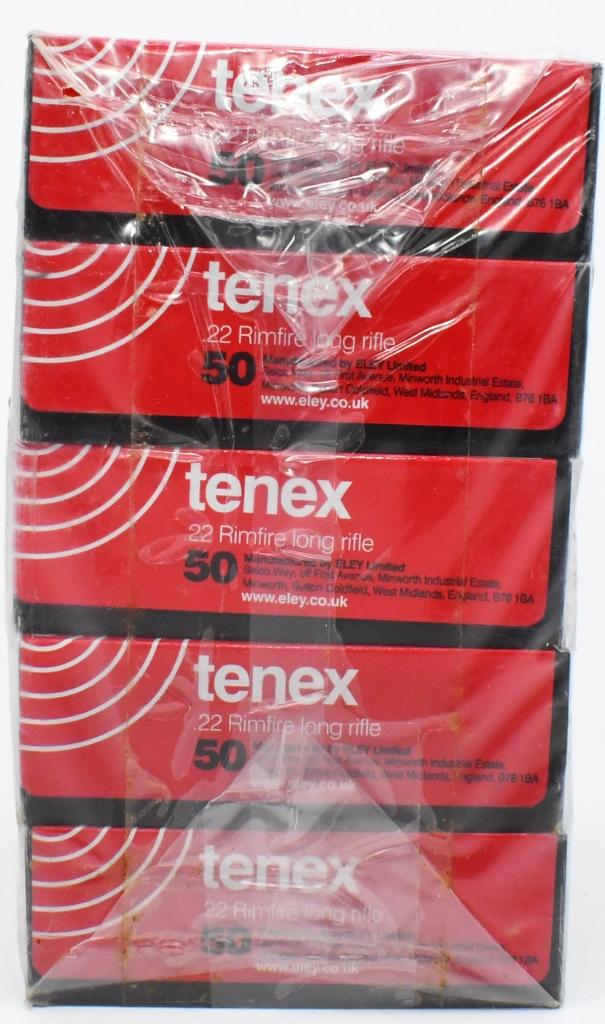 500 Rounds Of Eley Tenex .22 LR Ammunition