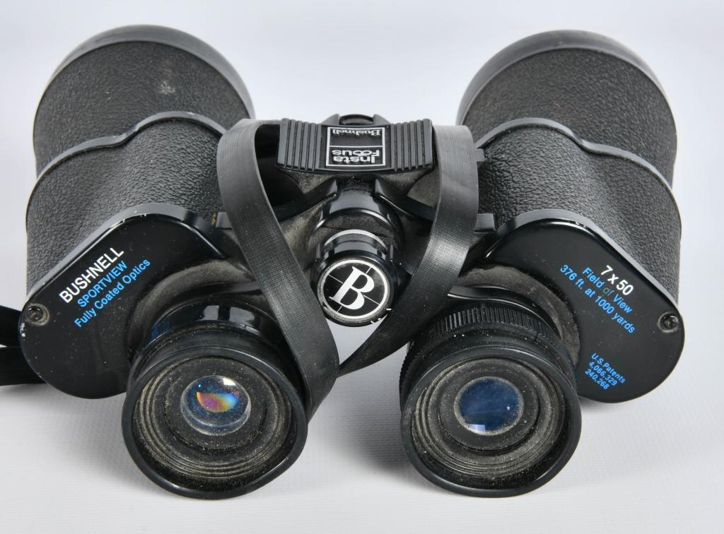 Bushnell Insta Focus 7x50 Binoculars W/ Case