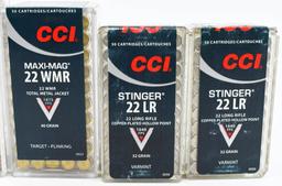 400 Rounds Of CCI .22 LR & .22 WMR Ammunition