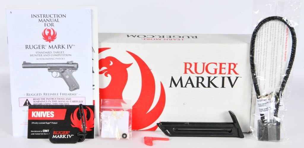 Ruger Mark IV 22/45 Lite Semi Auto .22 Pistol