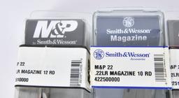 Lot of 6 Smith & Wesson M&P 22 Factory Magazines