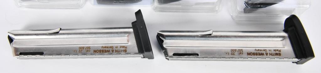 Lot of 6 Smith & Wesson M&P 22 Factory Magazines