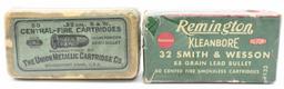 2 Collector Boxes of .32 S&W Caliber Ammunition