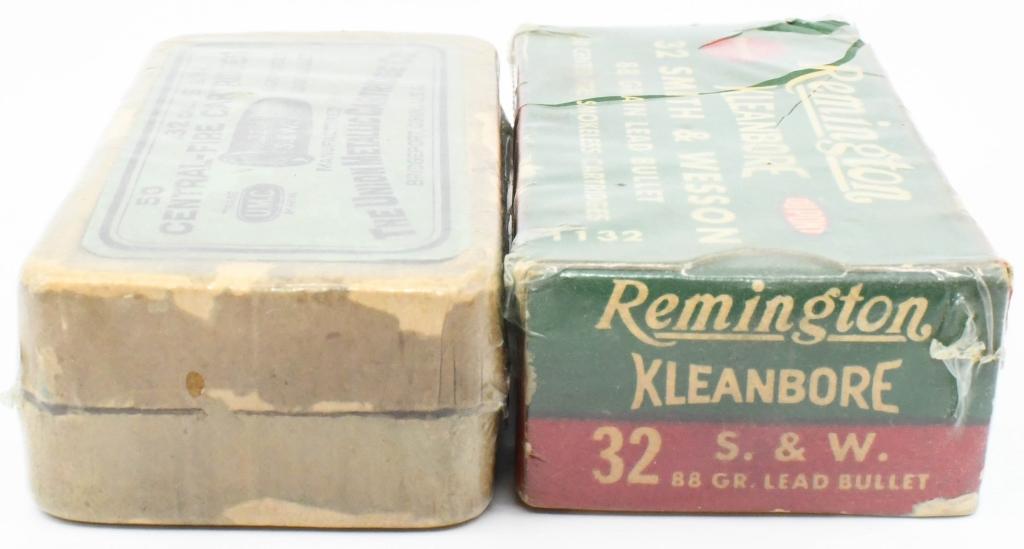 2 Collector Boxes of .32 S&W Caliber Ammunition