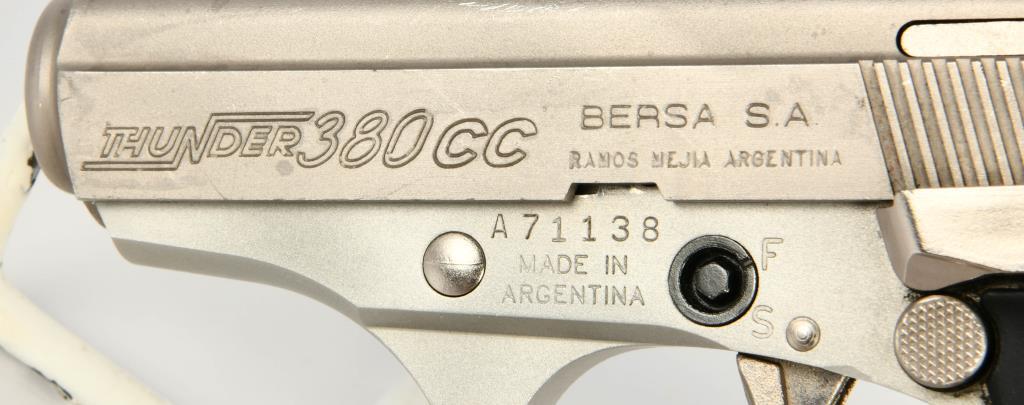 Bersa Thunder .380 CC Semi Auto Pistol