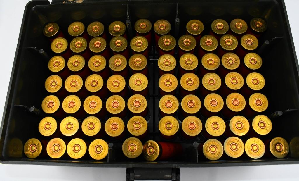 100 Rounds Of 12 Ga Shotshells W/ Carry Case