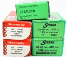 500 Count Of .30-30, .38 & .35 Cal Bullet Tips