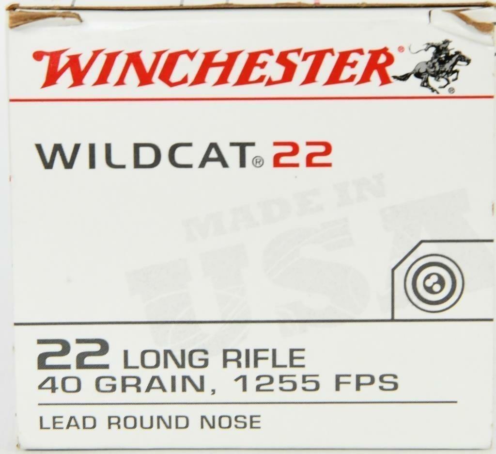500 Rounds Of Winchester Wildcat .22 LR Ammo