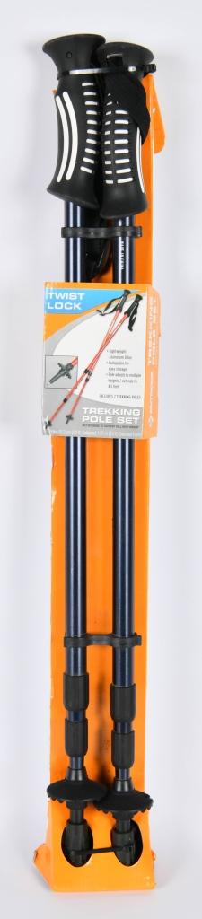 New Pair Of Trekking Twist lock Walking Poles