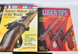 5 Various Military & Guns Books